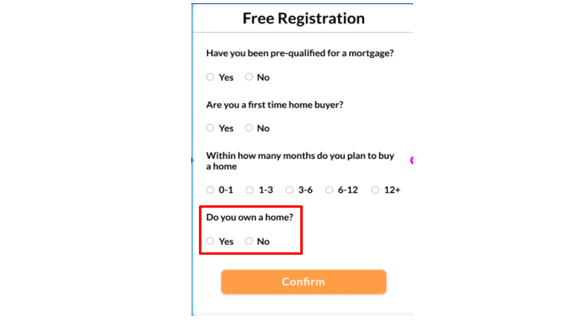 Finding Hidden Sellers in Buyer Lead Generation Registration Forms First Ask