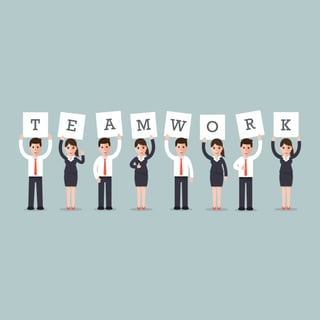 <a href="http://www.freepik.com/free-vector/business-men-and-women-with-the-word-teamwork_958505.htm">Designed by Freepik</a>