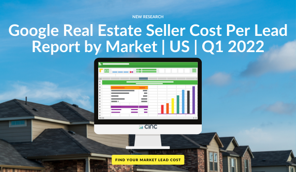 Q1 2022 (600 x 350 px) - Google Real Estate Seller Cost Per Lead by Market - US