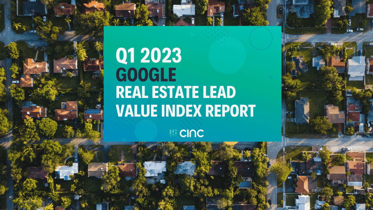 Q1 2023 Google Real Estate Lead Value Index (600 × 350 px)