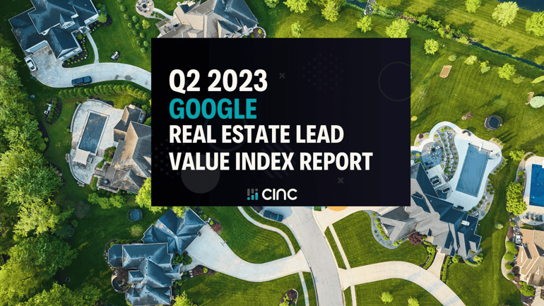 Q2 2023 Google Real Estate Lead Value Index (600 × 350 px)
