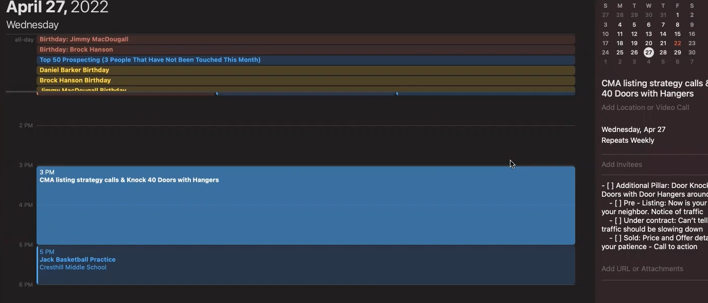 Real Estate Lead Generation and Conversion Calendar Blocking for Geo-Prospecting with Landin Smith